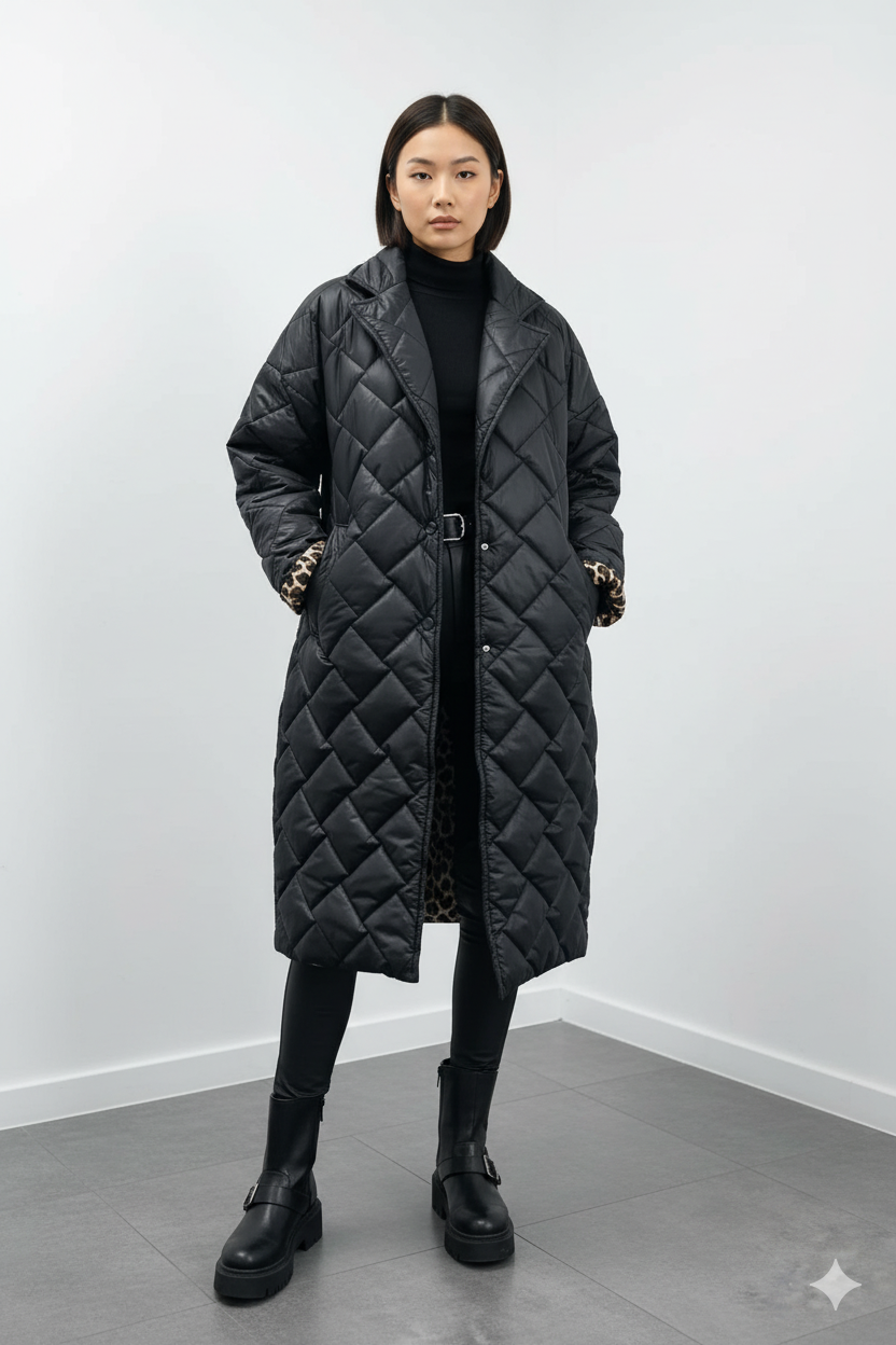 Emery™ | Stylish Mid-Length Leopard Jacket