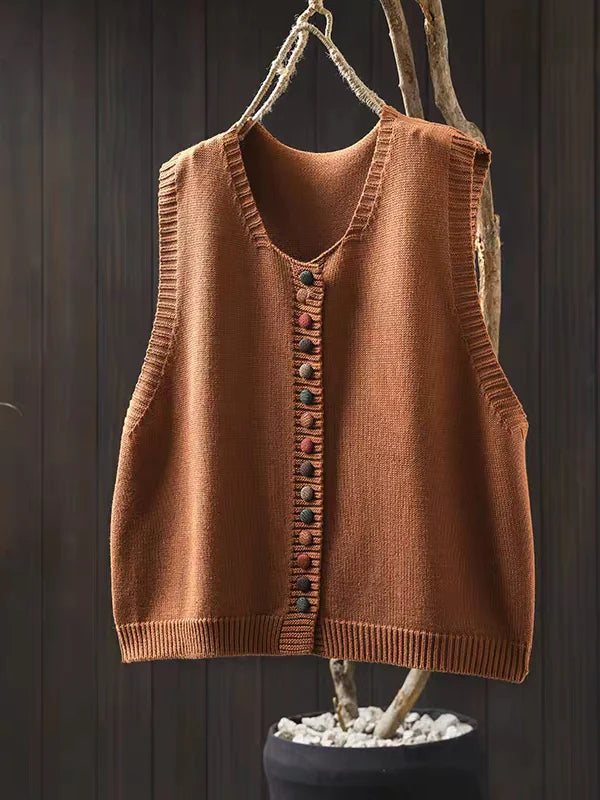 Charlotte™ | Cozy Sleeveless Knit Top