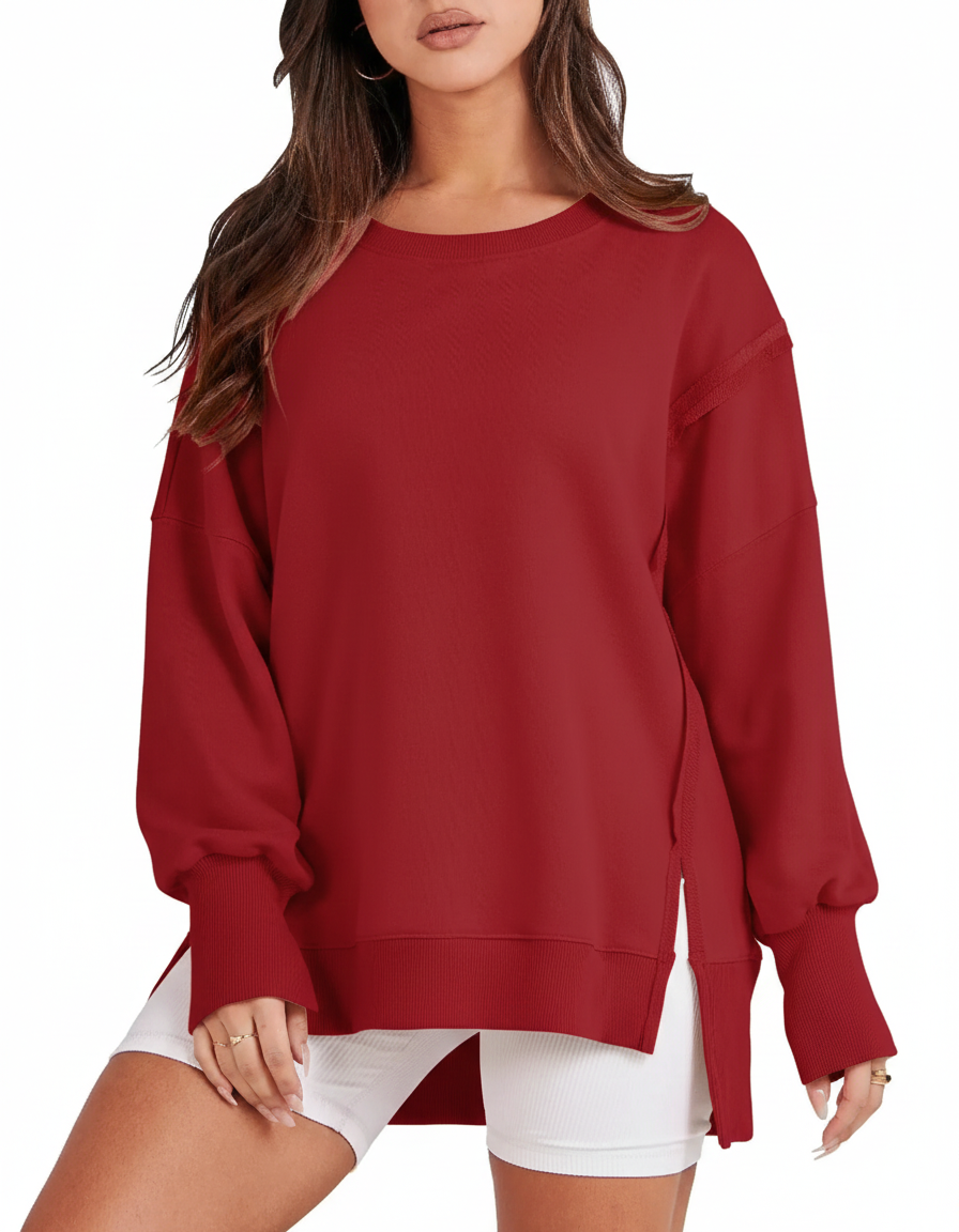 Rosie | Oversized Crew Neck Sweatshirt